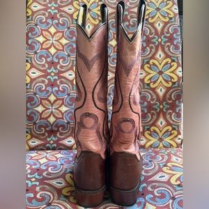 Justin ladies size 5 cowgirl boots